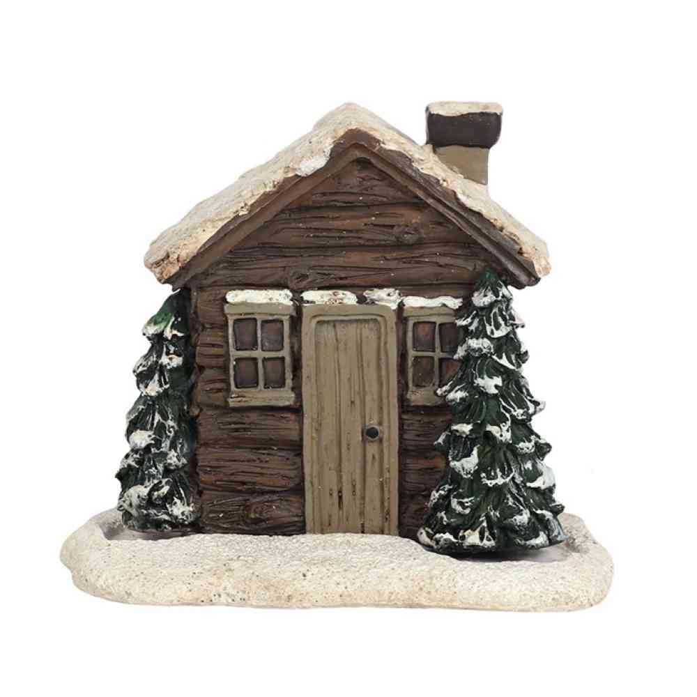 Something Different - Log Cabin Incense burner - Multicolours